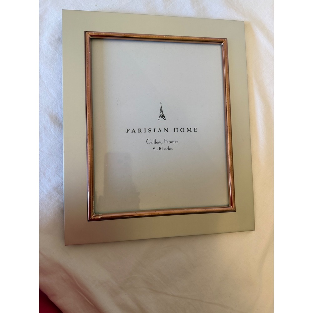 Parisian Home Gallery Frame 8x10 Silver and Rose Gold Metal Photo Frame